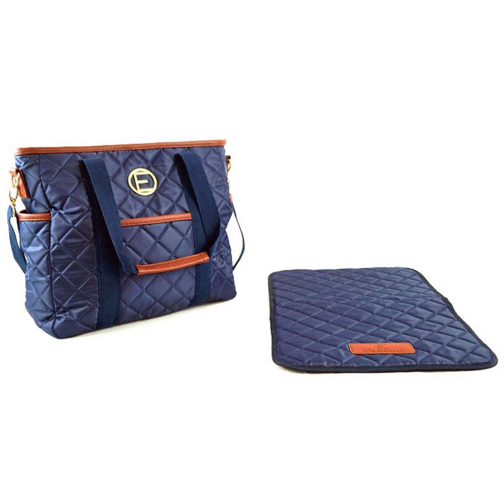 Eric & Oscar Stylish Blue Diaper Bag